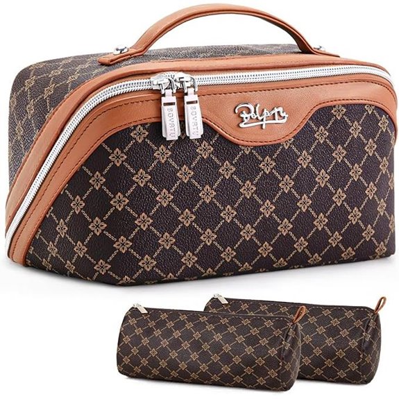 BOYATU 3-Piece Travel Makeup Bag Set