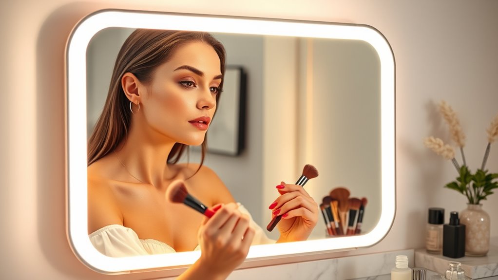 vanity mirror key features