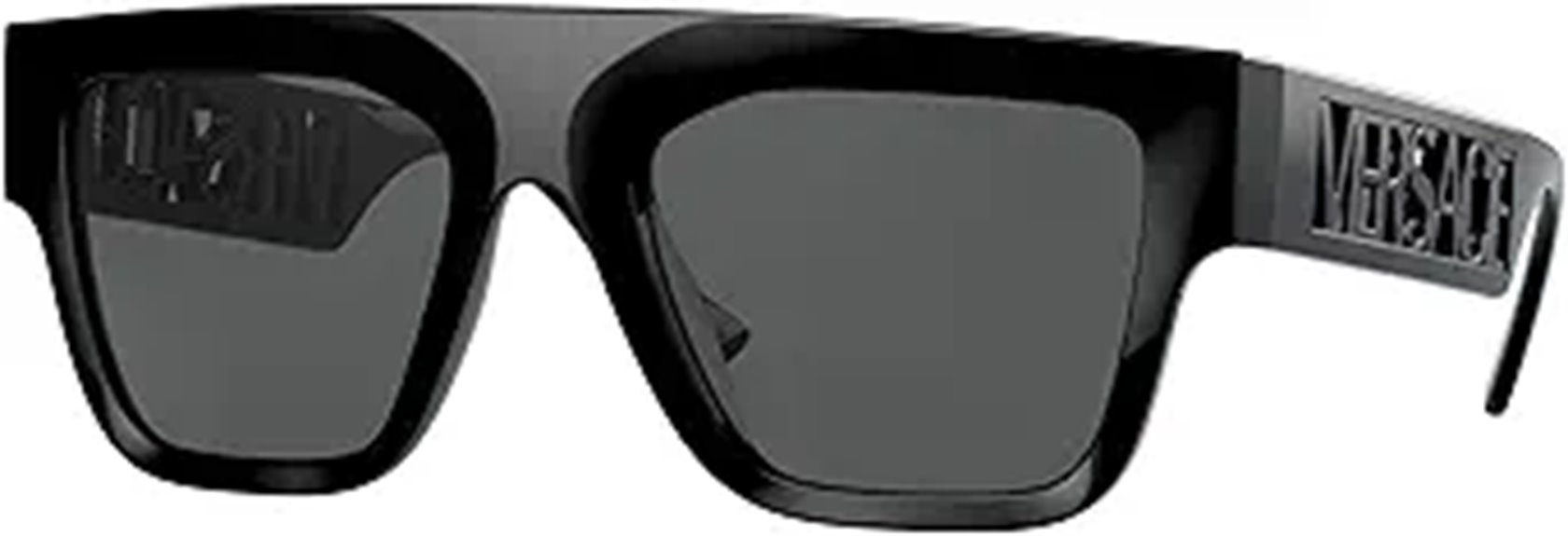 Versace Man Sunglasses Havana Frame Dark Grey Lenses 53MM