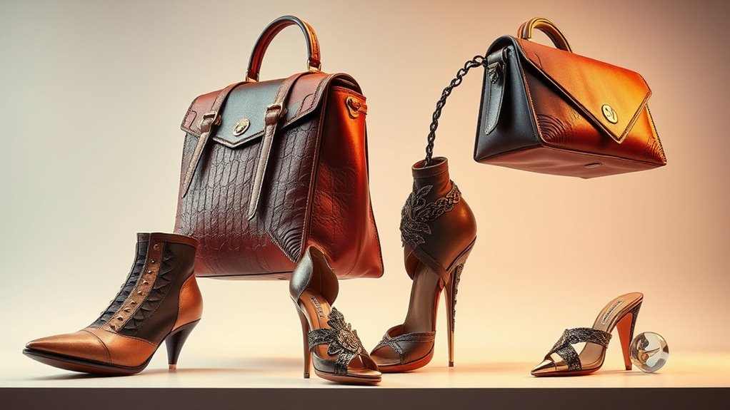 vintage inspired sculptural accessories