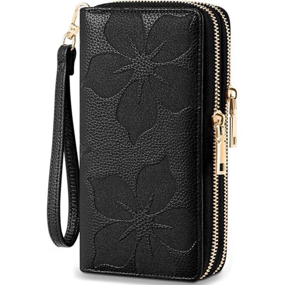 Espera Women's RFID Block Wallet with Wristlet