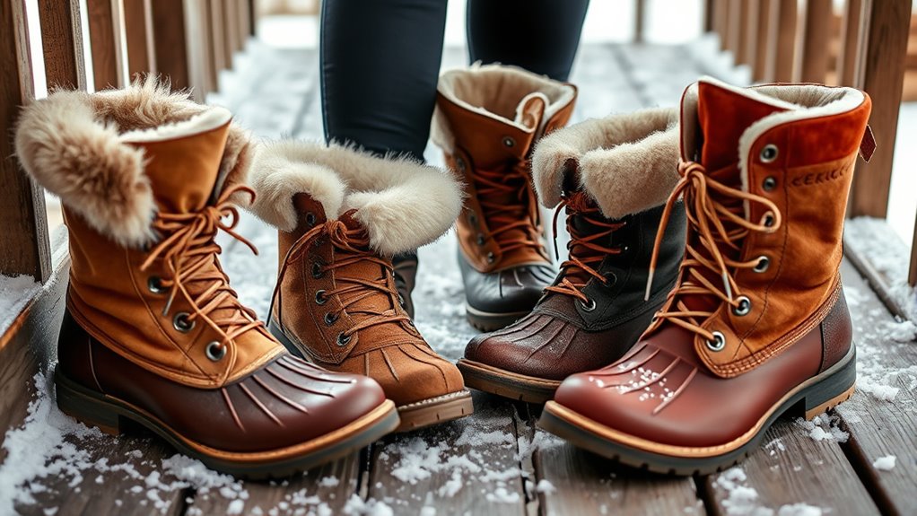 warm waterproof comfortable footwear