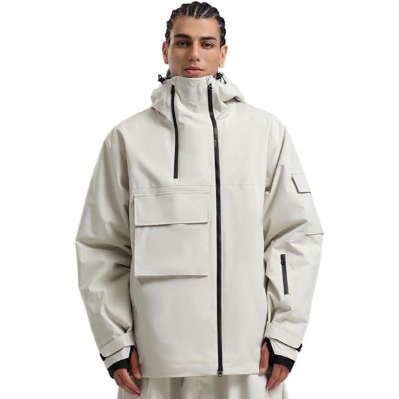 GSOU Snowboard Jacket Men WoMen Waterproof Winter Coat