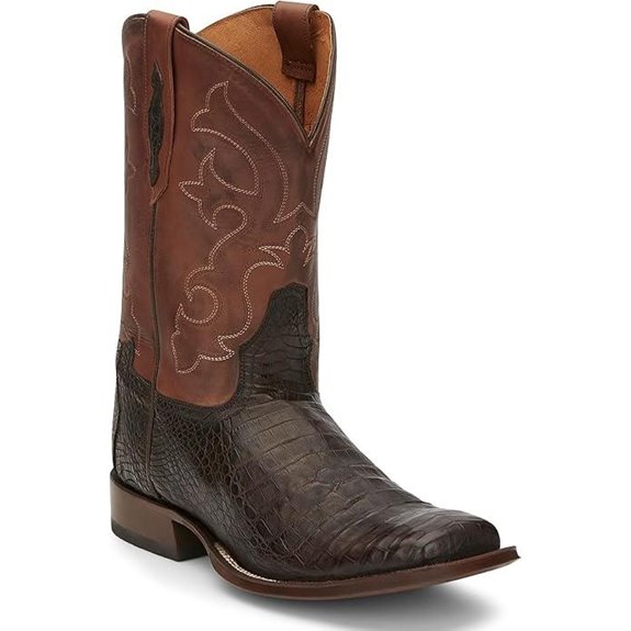 Tony Lama Canyon 11 Caiman Belly Western Boots