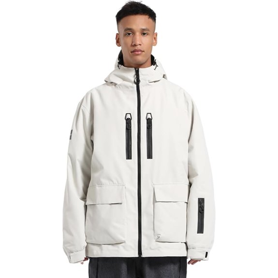 GSOU Snow Men's Waterproof Insulated Ski Jacket