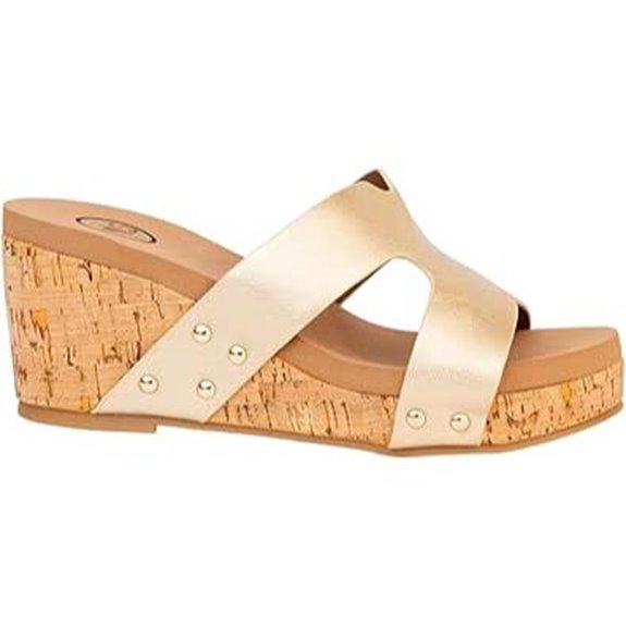 Makers Shoes Allyson Women's Platform Wedge Sandals