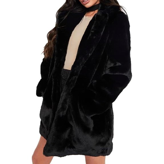 BOGURST Women's Faux Fur Winter Coat