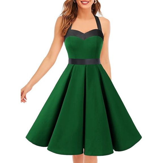 DRESSTELLS Women's Vintage 1950s Cocktail Dress