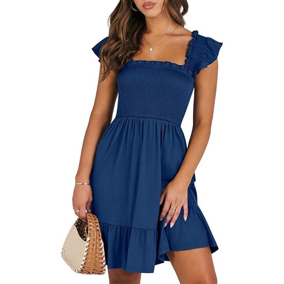 ANRABESS Women's Summer Sleeveless Boho Sundress