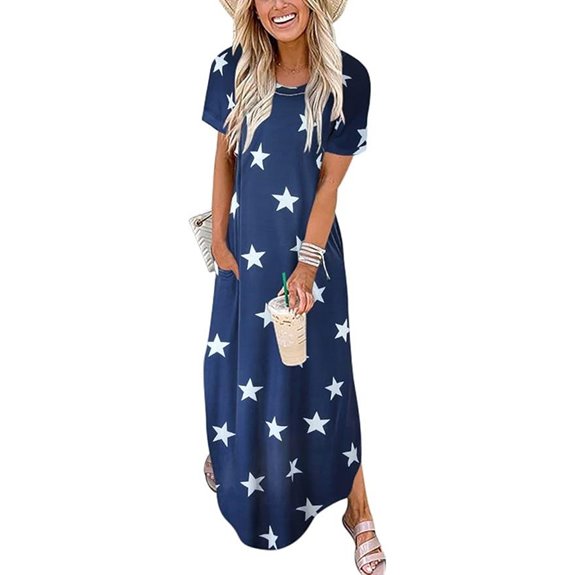 ANRABESS Women's Summer Maxi Dress with Split