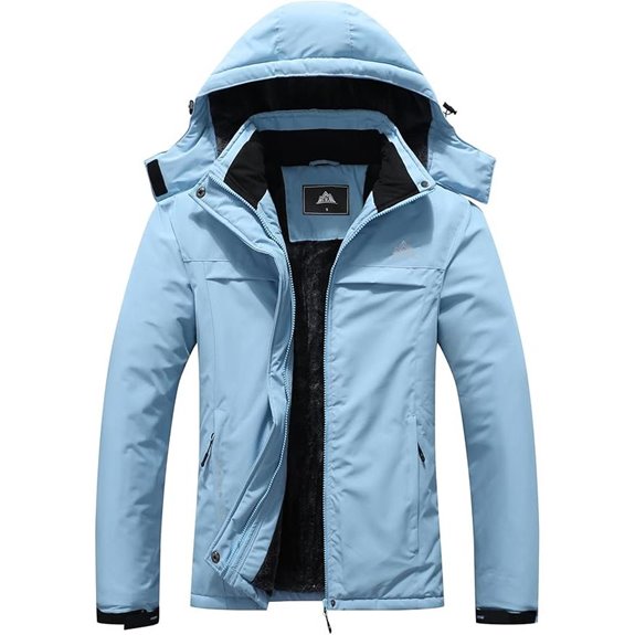 MOERDENG Women's Waterproof Winter Ski Jacket