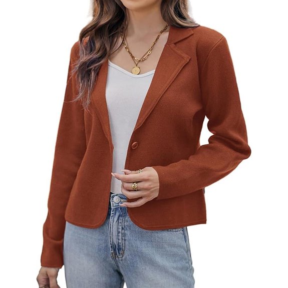 GRACE KARIN Women’s Knit Blazer Cardigan (S-XXL)