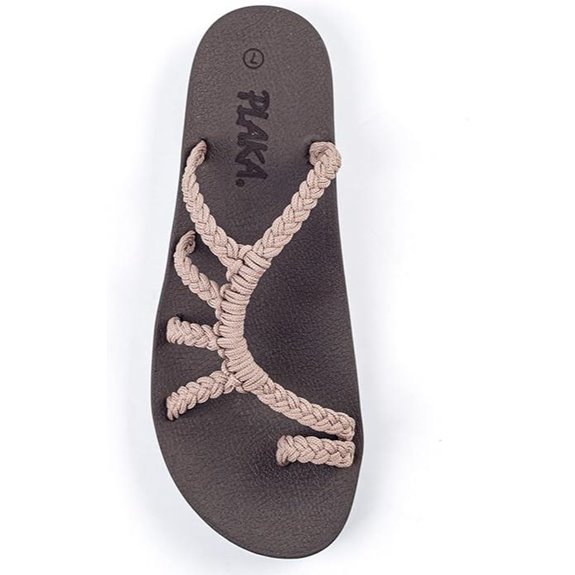 Plaka Relief Flip Flops for Women
