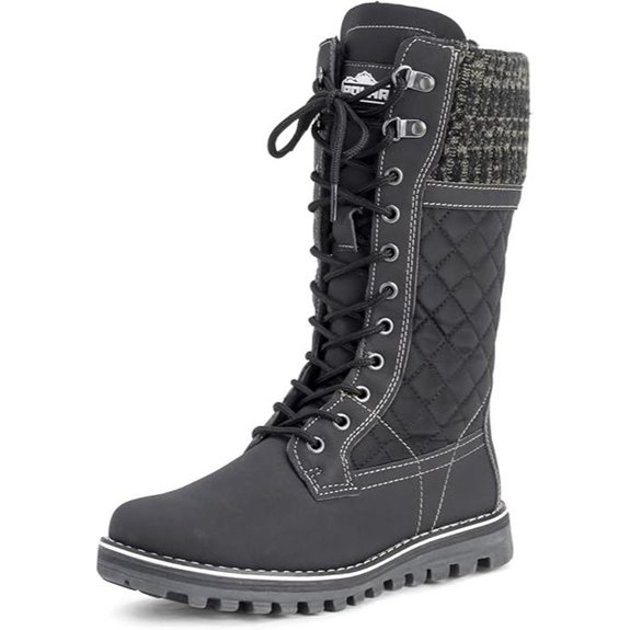 POLAR Women's Faux Fur Waterproof Winter Boots