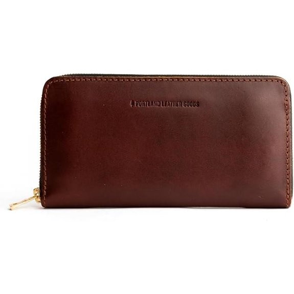Portland Leather Women's Accordion Zip Wallet