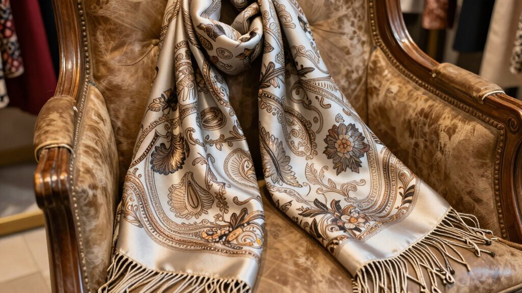 artistic sustainable luxury scarves