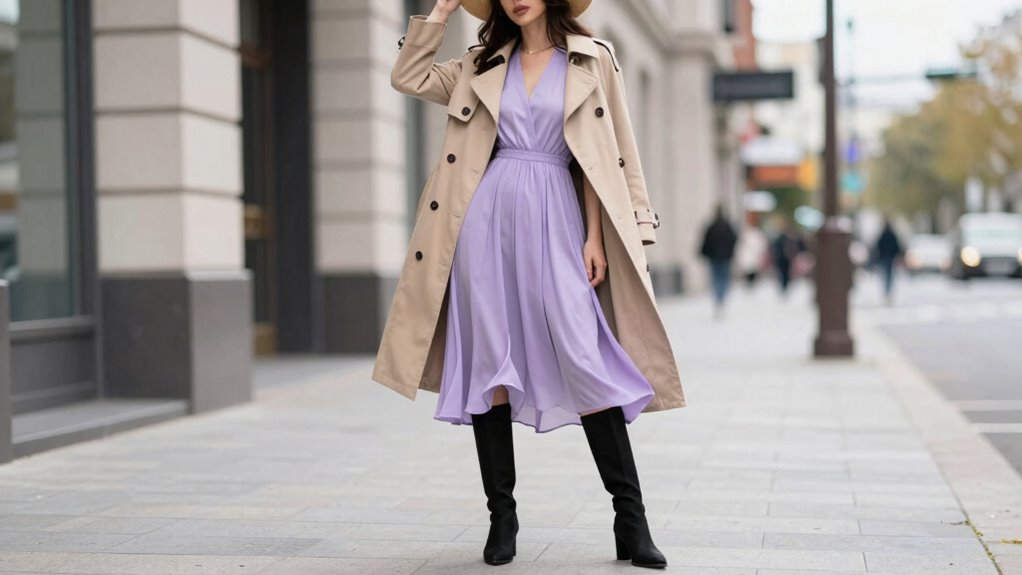 balanced layered casual styling
