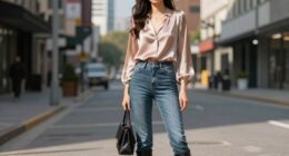 casual chic silk styling