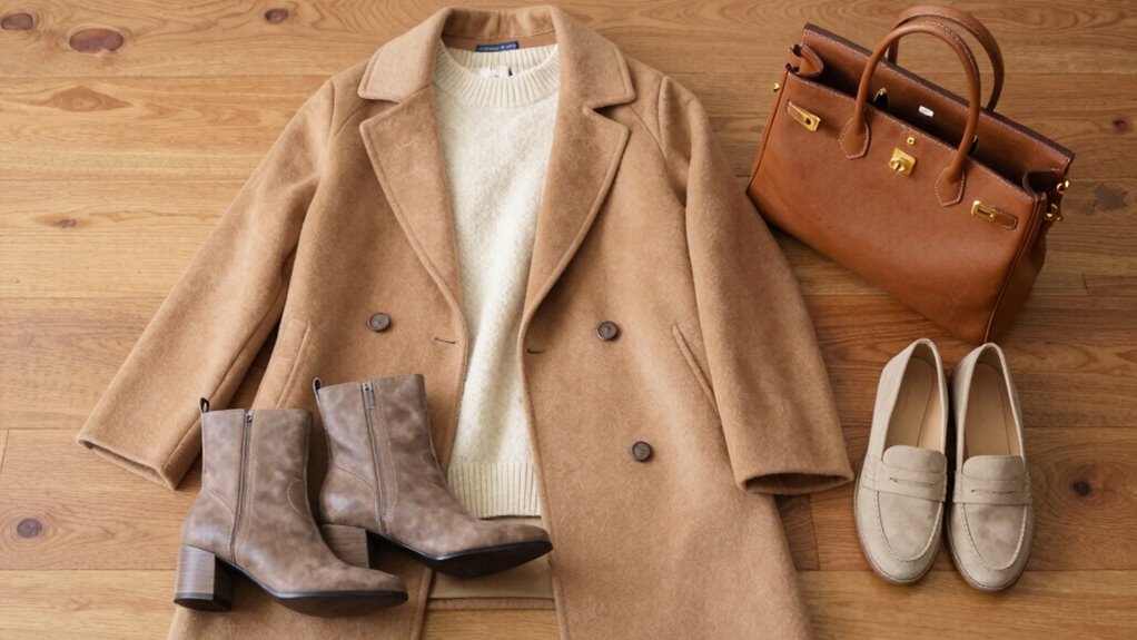 coordinate shoes coats bags