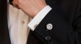 elegant black tie accessories