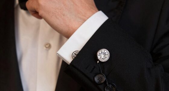 elegant black tie accessories