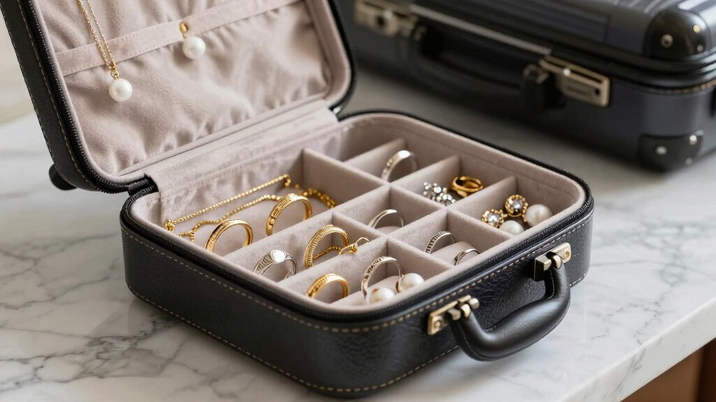 elegant compact jewelry protection