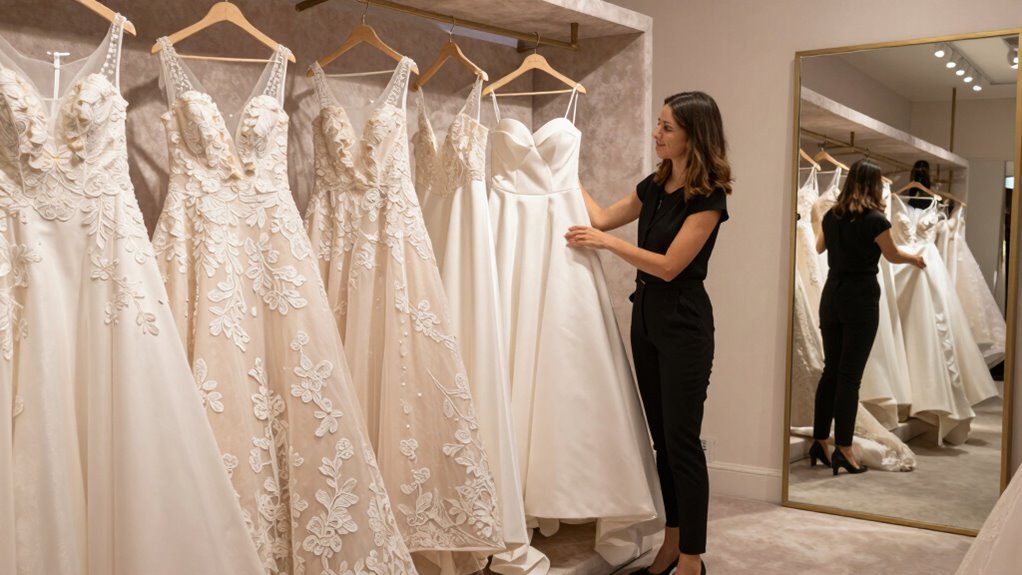 elegant eco conscious wedding attire