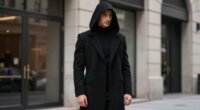 elegant functional hooded coats