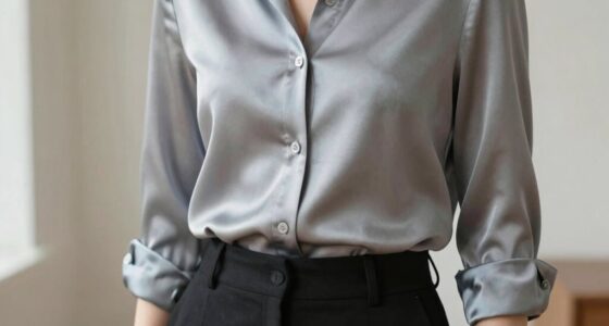 elegant silk blouse styling