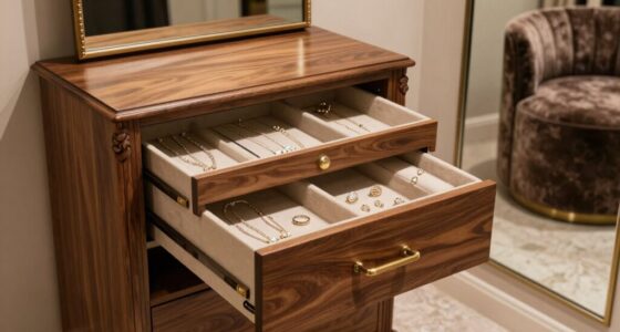 elegant storage for jewelry