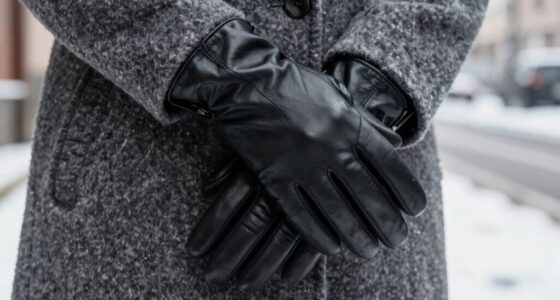 elegant winter accessory choice