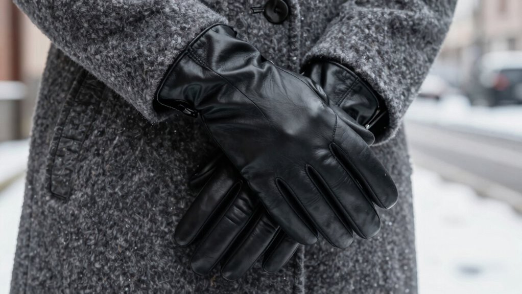 elegant winter accessory choice