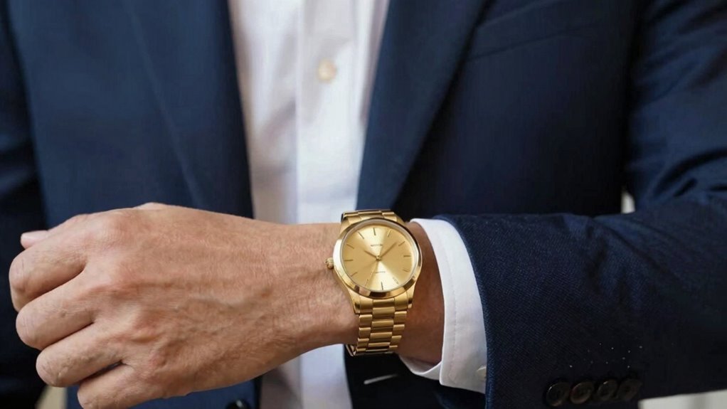 gold watches elevate style