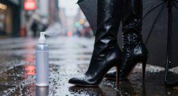 keep shoes dry outdoors