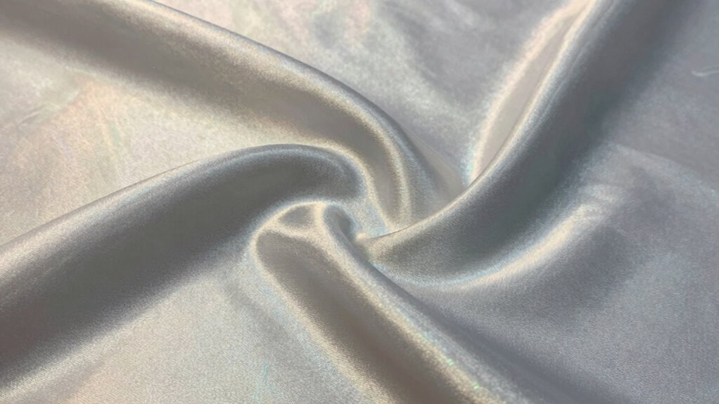 luminous deeply dyed silk