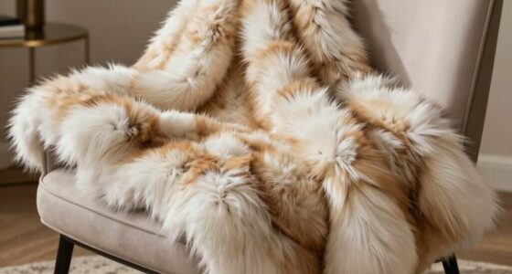 luxury look with faux fur