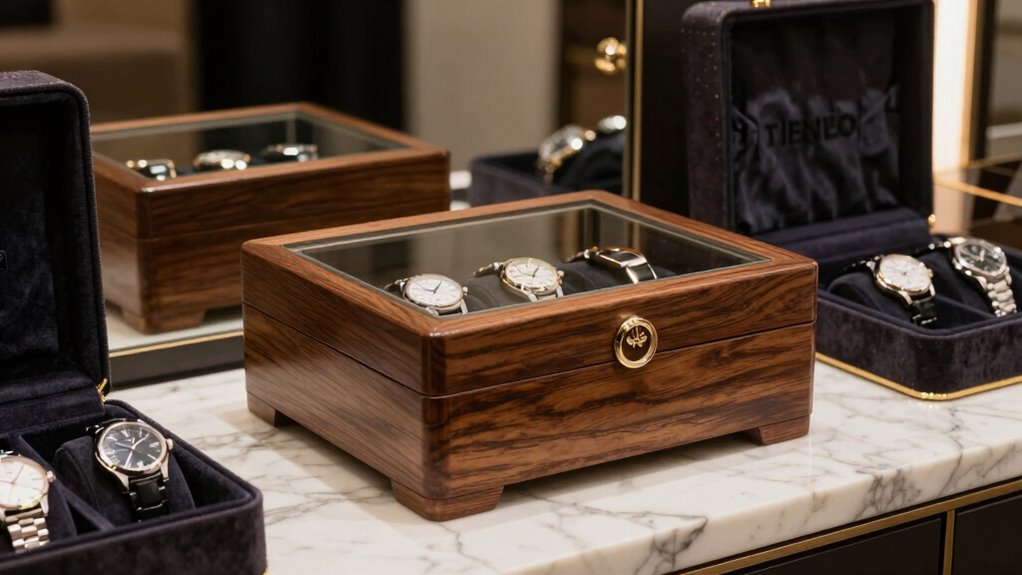 luxury watch storage display
