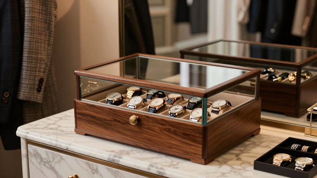 luxury watch storage organization