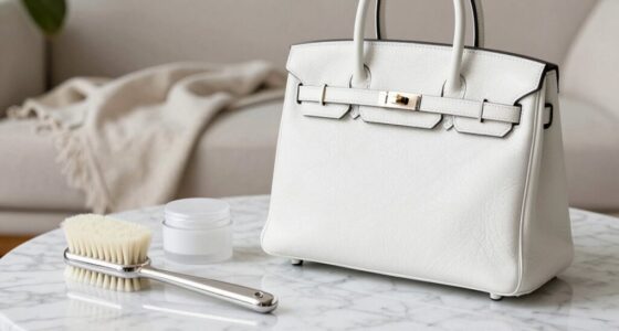 maintain white luxury items