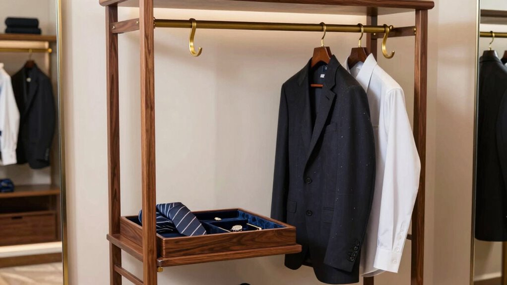 organized accessible clothing storage