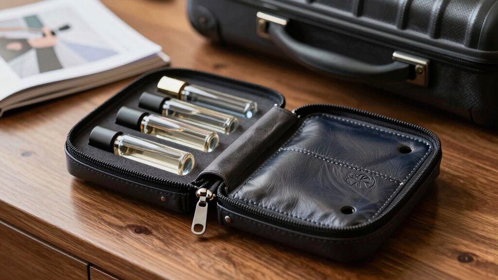 organized perfume travel solutions
