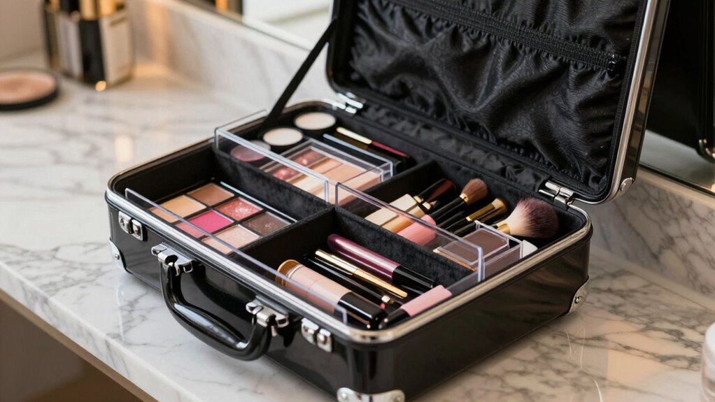organized portable beauty storage