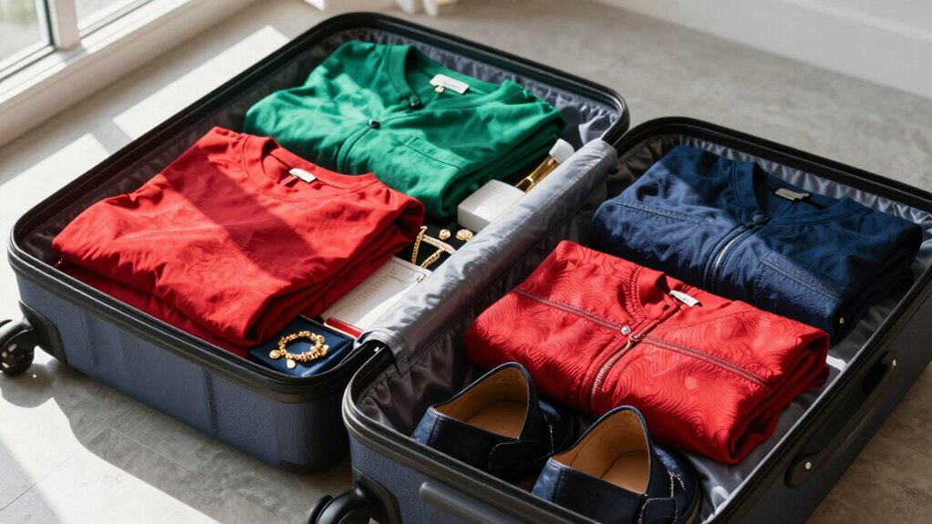 organized stylish travel essentials