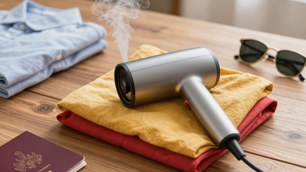 portable efficient travel garment care
