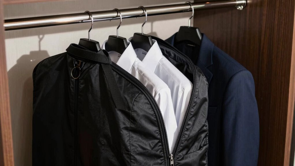 protects delicate clothing during travel