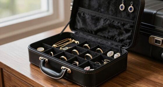 secure stylish travel jewelry storage