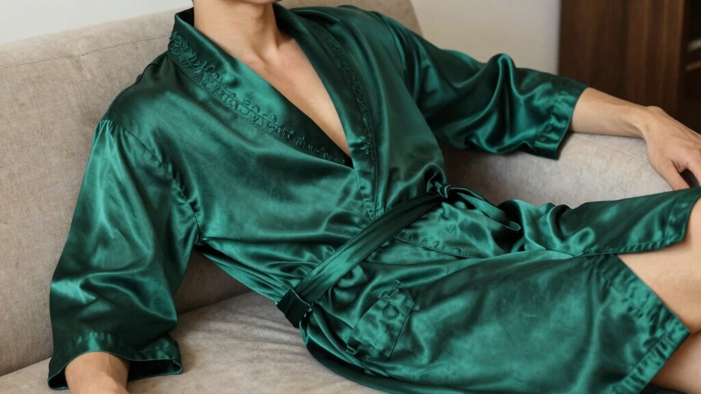 silk robes exude effortless elegance