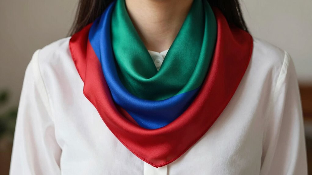 silk scarves elevate outfits