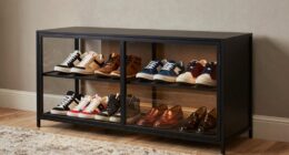 stylish and functional footwear organization