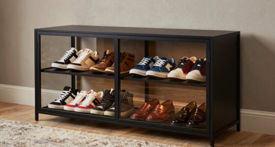 stylish and functional footwear organization